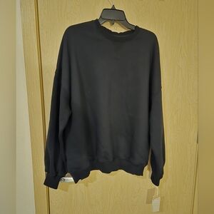 NWT Popflex Cloud Crewneck Sweater Black
